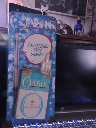 OASIS CIGARETTES THERMOMETER 1
