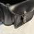 UNIQUE VINTAGE BLACK LEATHER MOTORCYCLE SADDLE BAG "DMP W/WINGS" LOGO 8 thumbnail