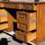 Beautiful Leather Top Lockable Executive Desk with Finished Back 4 thumbnail