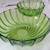 -Federal Glass Rhythm Green Limelight 9" bowl & 10 4” berry/chip bowls 4 thumbnail