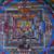 Huge Tibetan or Nepalese Hand Painted Thangka (Buddhist scroll) 3 thumbnail