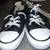 Women's size 8 Boys size 6 Converse black low top 1 thumbnail