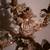 ANTIQUE METAL CANDELABRA GLASS ACCENTS 4 thumbnail