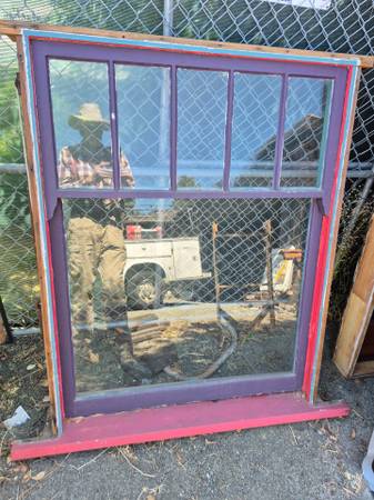 44x57.5 double hung single glazed wood window 1