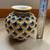 Ceramic Vase Blue Peacock’s Feather Pattern - SBERNA 9 thumbnail