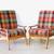 2 Walnut Mid-Century Modern Arm Chairs - $400 2 thumbnail