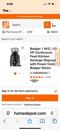 New Garbage disposal 1