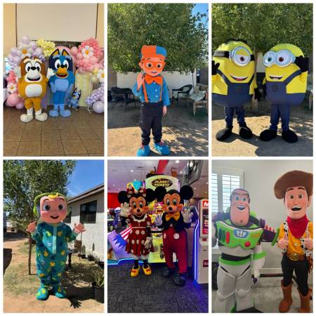 Mascots available for your events!! 1