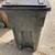 64 gallon black rolling outdoor Toter garbage / trash can with wheels 3 thumbnail