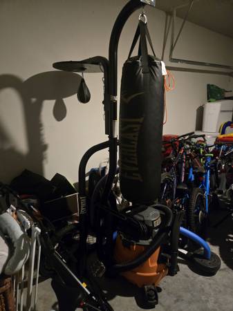 Punching bag and stand 1