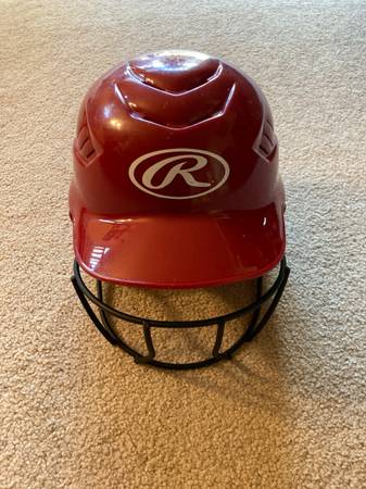 Rawlings Youth Baseball Helmet with Facemask 1