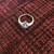 Beautiful AAA Tanzanite, white zircon, sterling silver ring, Sz. 7 2 thumbnail