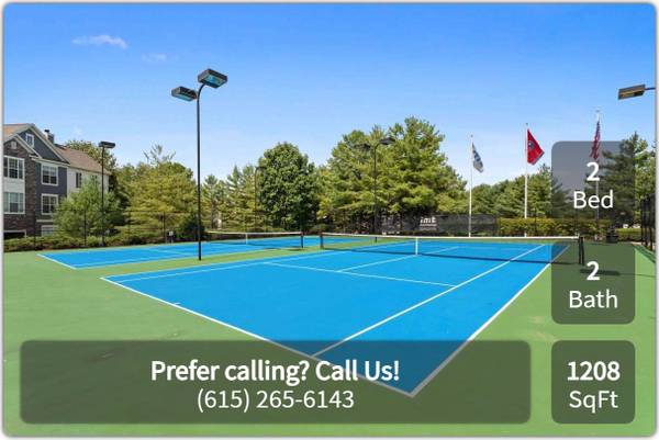 $2,105 / 2br - 1208ft2 - Spacious and elegant! You've found your ideal 2 bed / 2 bath! (Franklin - Cool Springs Mall)63680175826307120