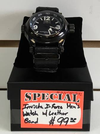 Invicta I-Force Men’s Watch W/ Leather Band 1