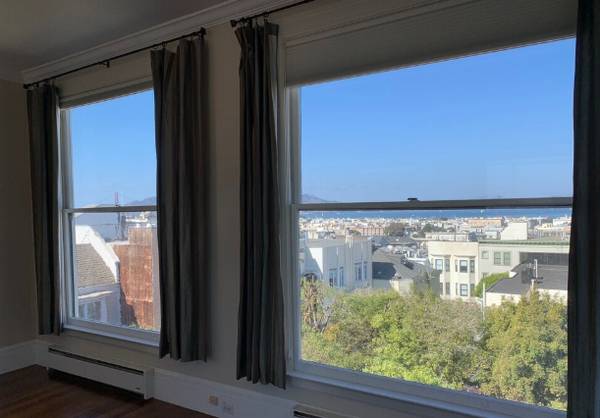 $8,000 / 2br - 2000ft2 - Massive and quiet top floor flat, 2000 sq feet with incredible views (marina / cow hollow)63658079581827124
