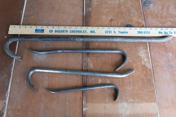 Crowbars lot of 4 1