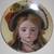 11in Hand painted Art wall plate vintage 8 thumbnail