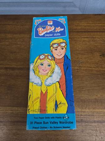 BARBIE AND KEN PAPER DOLL SET 1974 1