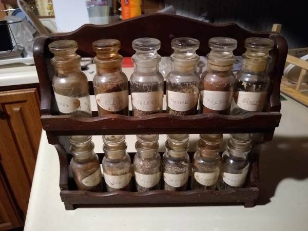 antique spice rack 1