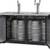 Kegco New 61" Wide Triple Tap Black Commercial Kegerator XCK-2460B 3 thumbnail
