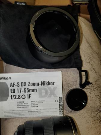 Nikon AF-S DX NIKKOR 17-55mm f/2.8G IF-ED Zoom Lens with Auto Focus 1