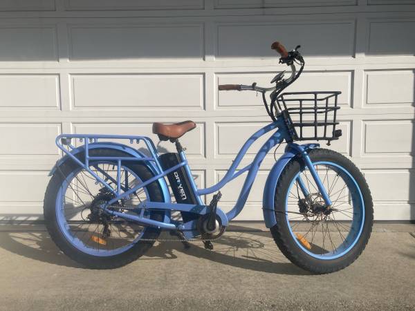 Driven PlayaHD Step Through Beach Cruiser EBike 1