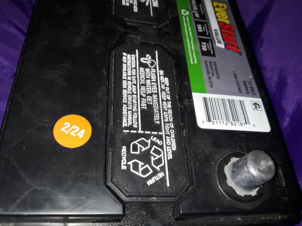 ¿Alguna vez has usado una batería completa para automóvil o camión de 1 año de antigüedad, febrero - $95 (Dothan)?63440435557763121