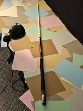 Mizerak Competition 58 in Two‑Piece Maple Pool Cue – 13mm Tip, Nylon W 1