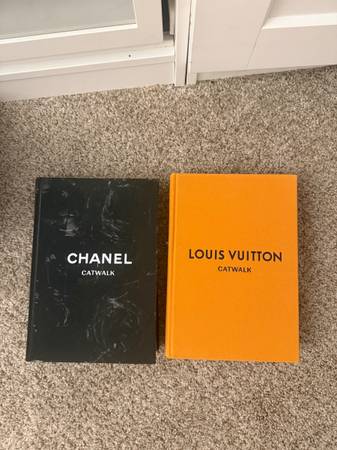 Catwalk Coffee Table Books Louis Vuitton and Chanel 1
