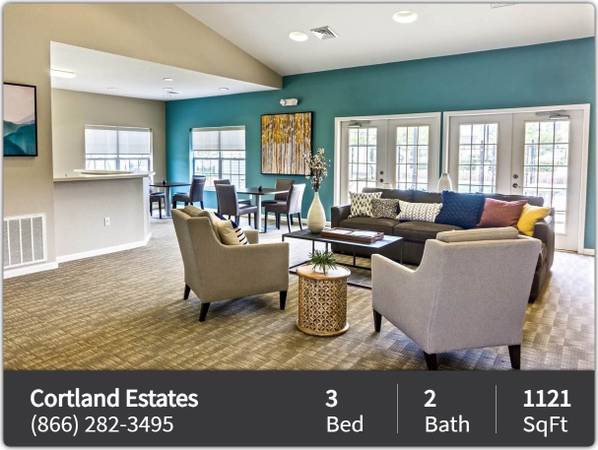 $1,491 / 3br - 1121ft2 - In the heart of the action! 3 bed, 2 bath. Don't miss out! (Cortland)63981977551107121