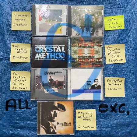 All cds EXCELLENT ea:$3. 1