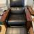 2 Leather Pushback Recliners with Solid Wood Frames 1 thumbnail