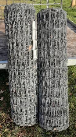 Woven Wire Fence, 2 rolls 48" x 100 feet (NEW) 1