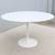 Mid-Century Eero Saarinen for Knoll 47" Round White Tulip Dining Table 11 thumbnail