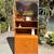 Danish Modern Mid Century Teak Wall Cabinet Unit Bookshelf Book Shelf 2 thumbnail