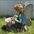 Homestications 1999 vintage garden fairy with wings & flower pot 9 thumbnail
