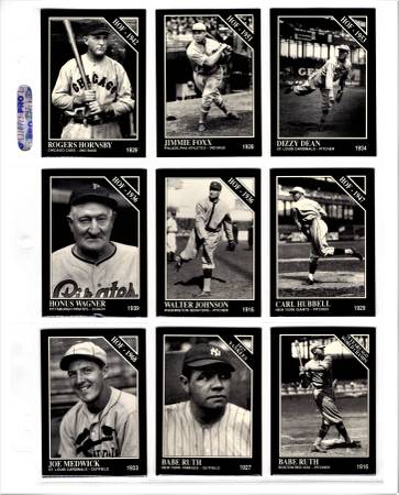 ONLY $30! 1991 Conlon Baseball Card Set Babe Ruth Lou Gehrig Great HOF 1