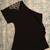 Petrol Black One-Shoulder Rhinestone Top - Women's Size S (NWT) 1 thumbnail