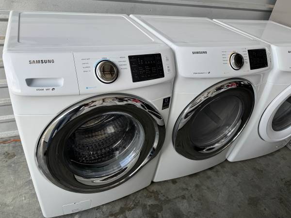 Front load Samsung washer and front load Samsung dryer high efficiency 1