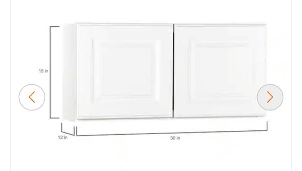 Hampton bay over microwave cabinet 1