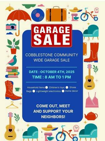 Community Yard Sale 1