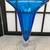 Blenko Art Glass 8721L Sapphire Blue Trumpet Vase 11" tall 1 thumbnail