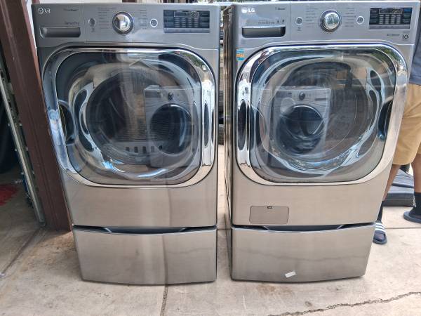 Lg jumbo washer dryer set 1