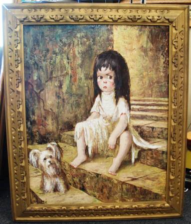 Harold Stephenson 'Aka 'Abruzzi' Oil Painting. "Twice Signed" 1