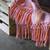 IKEA MÄVINN PINK/ORANGE STRIPED 43"X67" THROW LIMITED EDITION 006.009. 2 thumbnail