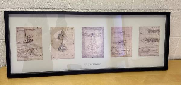 IKEA Olunda Leonardo Da Vinci Drawing Picture Frame 1