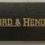 BRONZE SIGN "HANFORD & HENDERSON" RAISED LETTERS 2 thumbnail
