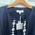 NEW - RSVP by Talbots Women’s Hand-Beaded Navy and White Jacket - 22W 4 thumbnail