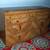 ANTIQUE DRESSER Burled Oak Deco Furniture Chest 1940's 1950's Vintage 21 thumbnail