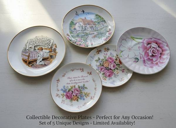 Collectable decorative plates 1